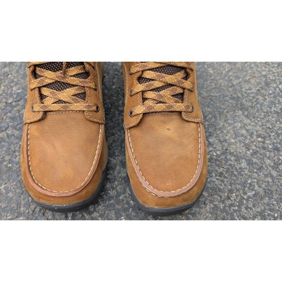 Chaco Jaeger Mens Chukka Boot Sz 7 Leather Full Grain Sneaker Hiking Performance - Picture 7 of 9